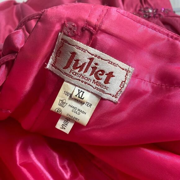 Juliet Fashion Milex pink strapless lace up ball gown - Picture 10 of 12